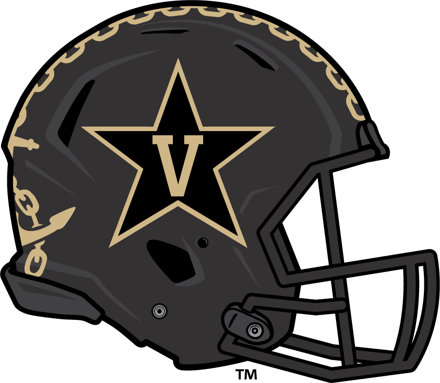 Vanderbilt Commodores 2015-2021 Helmet Logo v2 t shirts iron on transfers